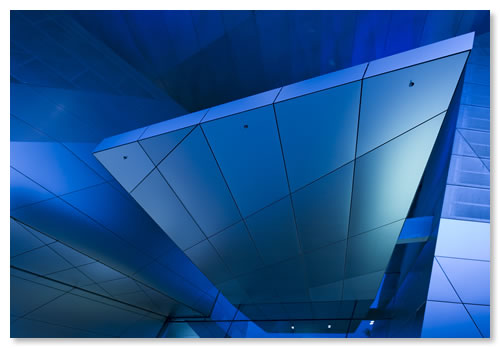 BMW Welt - cold blue